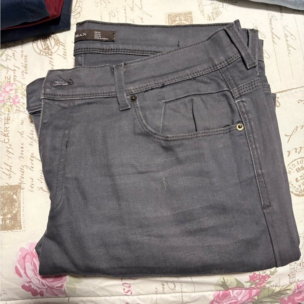 Zara Charcoal Slim Men Jeans